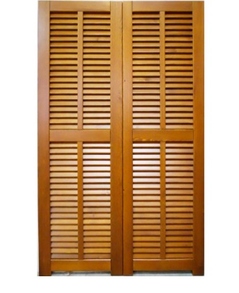 persiana in legno per porta finestra